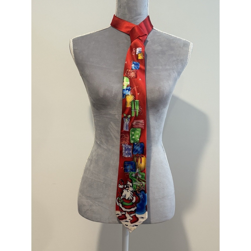 Jerry Garcia Santa Surprise Package Christmas Neck Tie - Collection 58 -‎ Silk - Picture 6 of 10